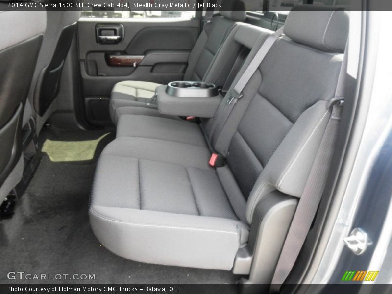 Rear Seat of 2014 Sierra 1500 SLE Crew Cab 4x4