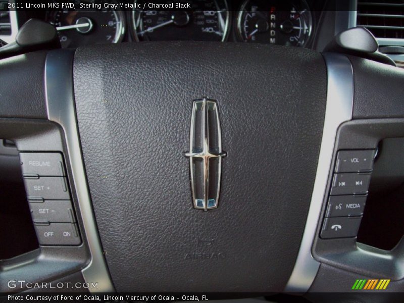 Sterling Gray Metallic / Charcoal Black 2011 Lincoln MKS FWD