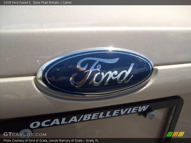 Dune Pearl Metallic / Camel 2008 Ford Fusion S