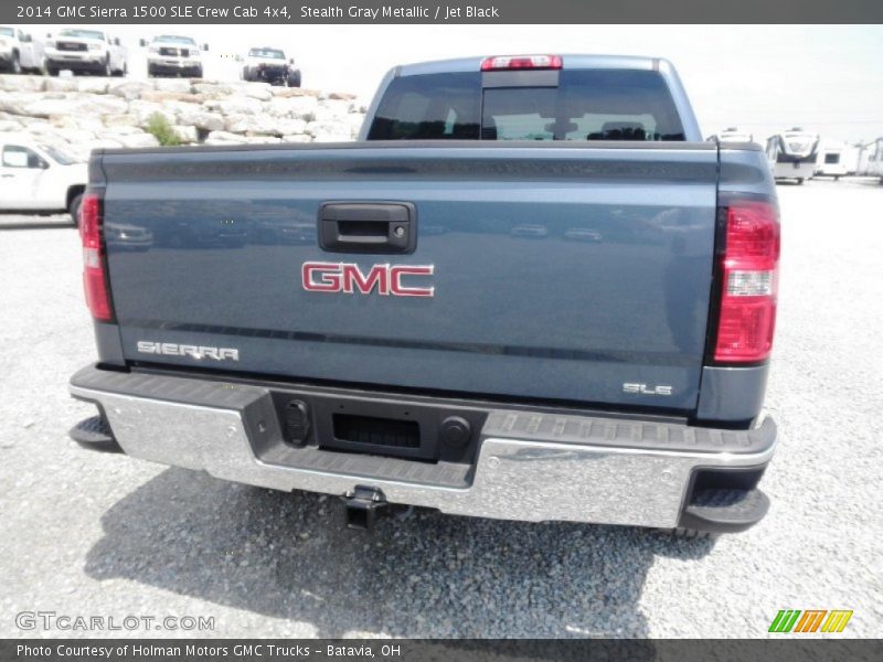 Stealth Gray Metallic / Jet Black 2014 GMC Sierra 1500 SLE Crew Cab 4x4