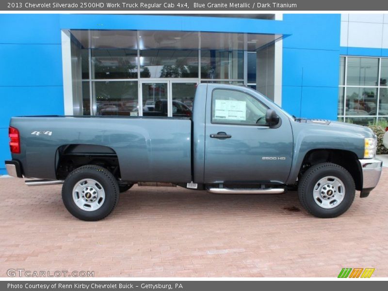 Blue Granite Metallic / Dark Titanium 2013 Chevrolet Silverado 2500HD Work Truck Regular Cab 4x4