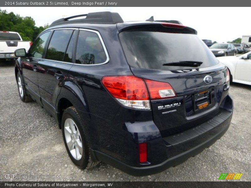 Deep Indigo Pearl / Ivory 2014 Subaru Outback 2.5i Limited