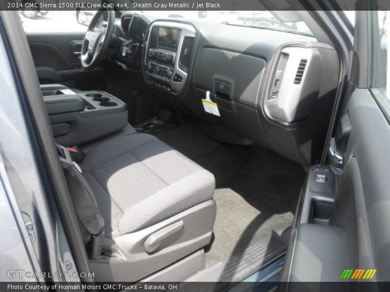 Stealth Gray Metallic / Jet Black 2014 GMC Sierra 1500 SLE Crew Cab 4x4