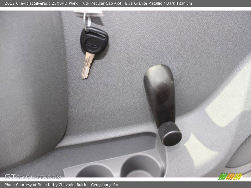 Blue Granite Metallic / Dark Titanium 2013 Chevrolet Silverado 2500HD Work Truck Regular Cab 4x4