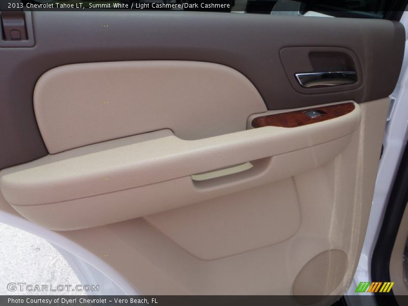Summit White / Light Cashmere/Dark Cashmere 2013 Chevrolet Tahoe LT