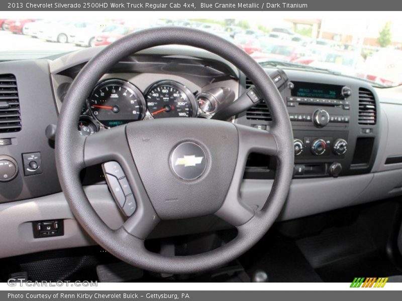Blue Granite Metallic / Dark Titanium 2013 Chevrolet Silverado 2500HD Work Truck Regular Cab 4x4