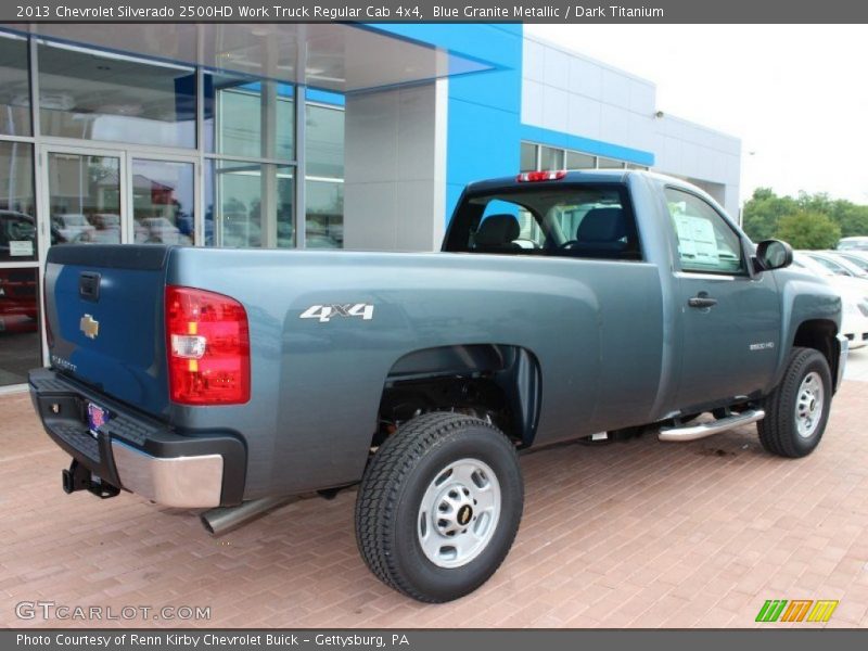 Blue Granite Metallic / Dark Titanium 2013 Chevrolet Silverado 2500HD Work Truck Regular Cab 4x4