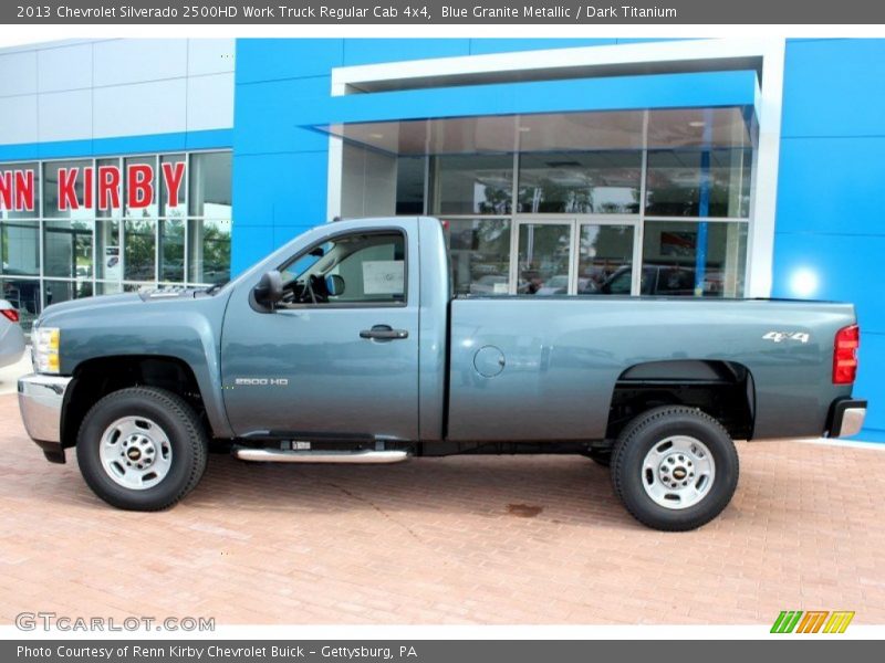 Blue Granite Metallic / Dark Titanium 2013 Chevrolet Silverado 2500HD Work Truck Regular Cab 4x4