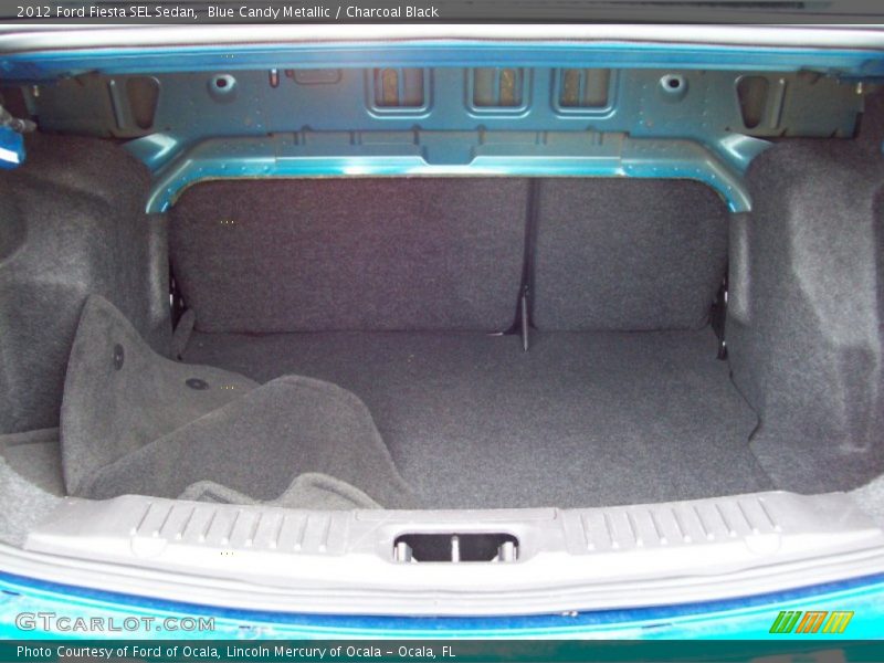 Blue Candy Metallic / Charcoal Black 2012 Ford Fiesta SEL Sedan