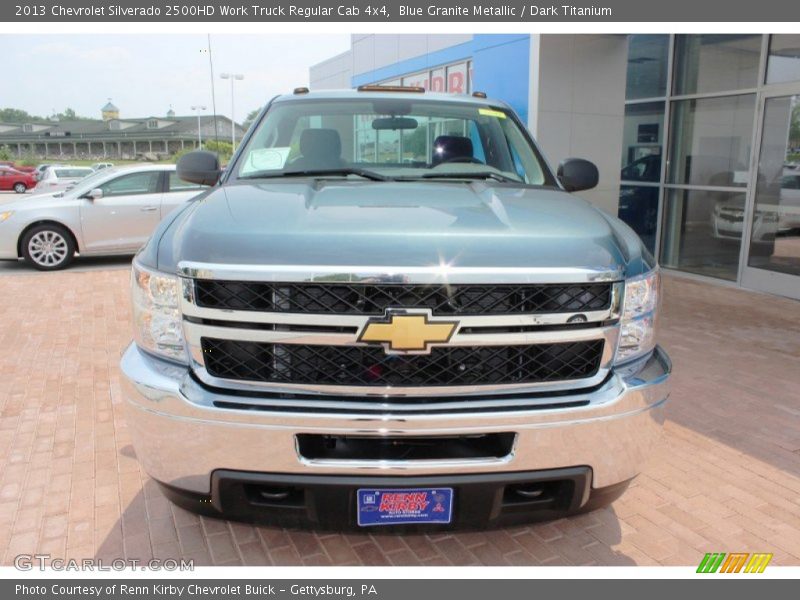 Blue Granite Metallic / Dark Titanium 2013 Chevrolet Silverado 2500HD Work Truck Regular Cab 4x4