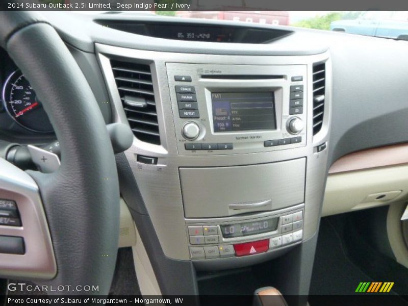 Deep Indigo Pearl / Ivory 2014 Subaru Outback 2.5i Limited