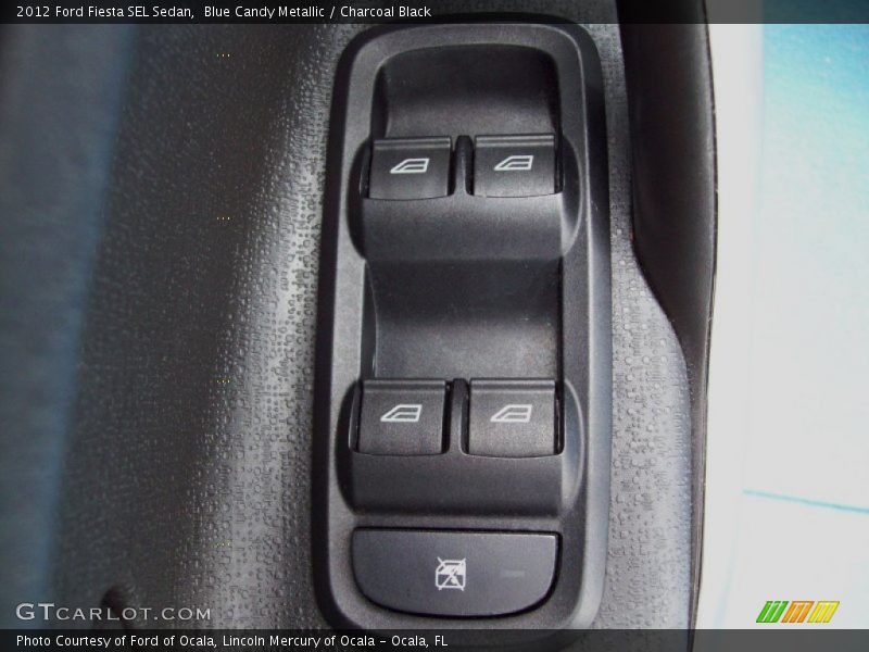 Blue Candy Metallic / Charcoal Black 2012 Ford Fiesta SEL Sedan