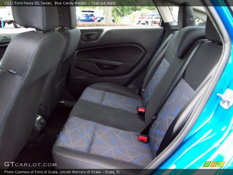 Blue Candy Metallic / Charcoal Black 2012 Ford Fiesta SEL Sedan