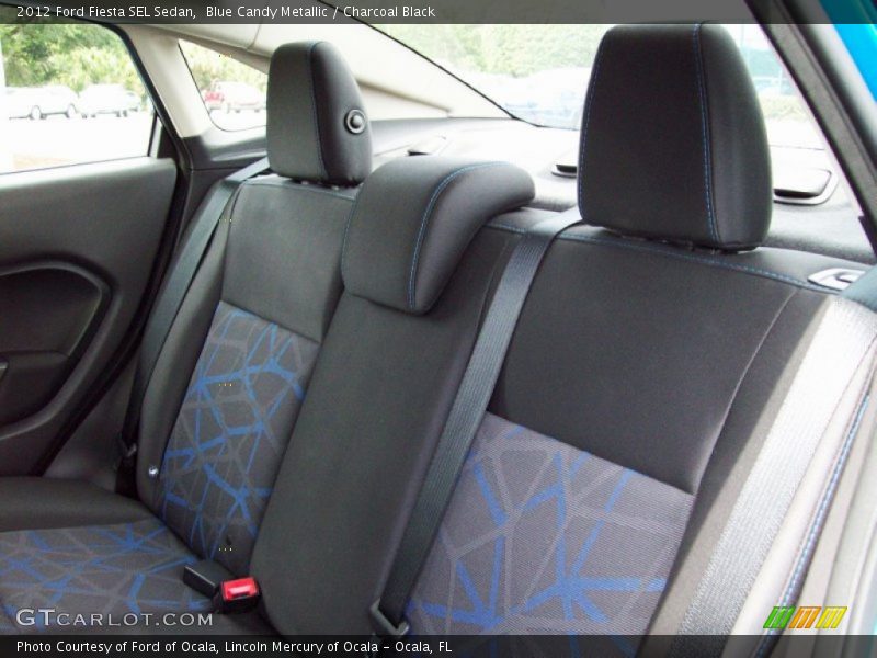 Blue Candy Metallic / Charcoal Black 2012 Ford Fiesta SEL Sedan