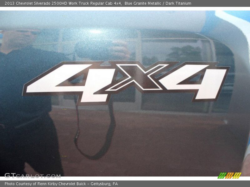 Blue Granite Metallic / Dark Titanium 2013 Chevrolet Silverado 2500HD Work Truck Regular Cab 4x4