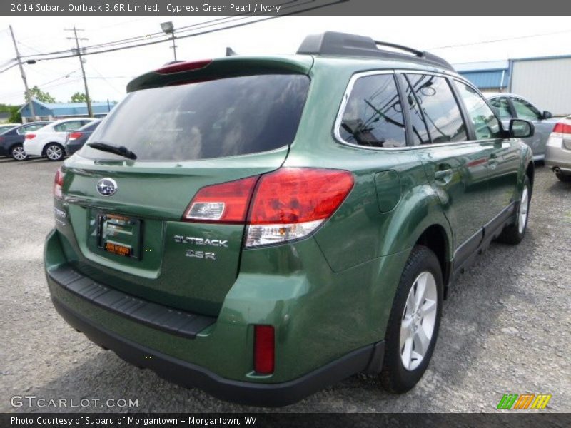 Cypress Green Pearl / Ivory 2014 Subaru Outback 3.6R Limited