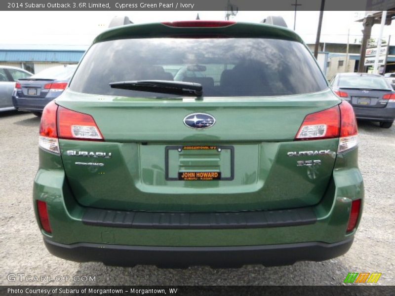 Cypress Green Pearl / Ivory 2014 Subaru Outback 3.6R Limited