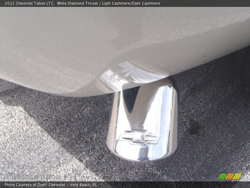 White Diamond Tricoat / Light Cashmere/Dark Cashmere 2013 Chevrolet Tahoe LTZ