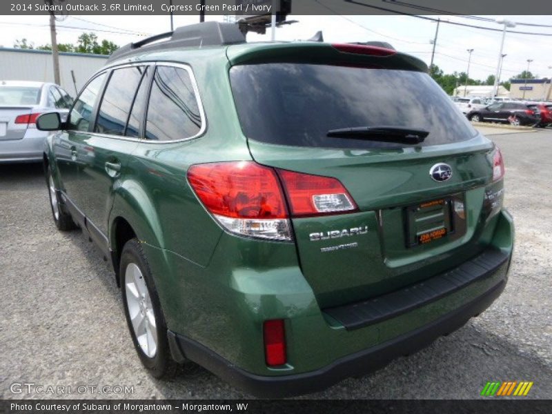 Cypress Green Pearl / Ivory 2014 Subaru Outback 3.6R Limited