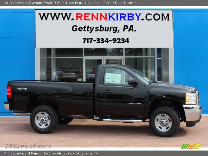 Black / Dark Titanium 2013 Chevrolet Silverado 2500HD Work Truck Regular Cab 4x4