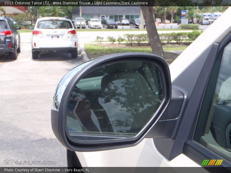 White Diamond Tricoat / Light Cashmere/Dark Cashmere 2013 Chevrolet Tahoe LTZ