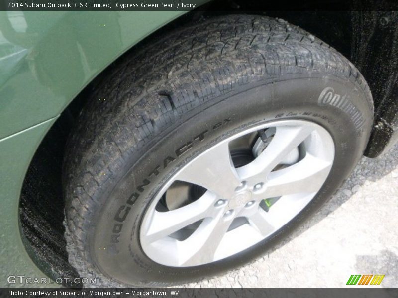 Cypress Green Pearl / Ivory 2014 Subaru Outback 3.6R Limited