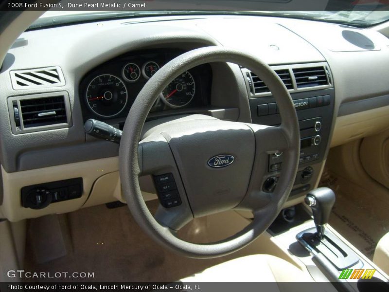 Dune Pearl Metallic / Camel 2008 Ford Fusion S
