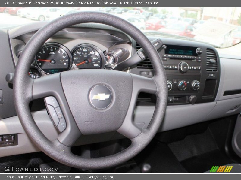 Black / Dark Titanium 2013 Chevrolet Silverado 2500HD Work Truck Regular Cab 4x4
