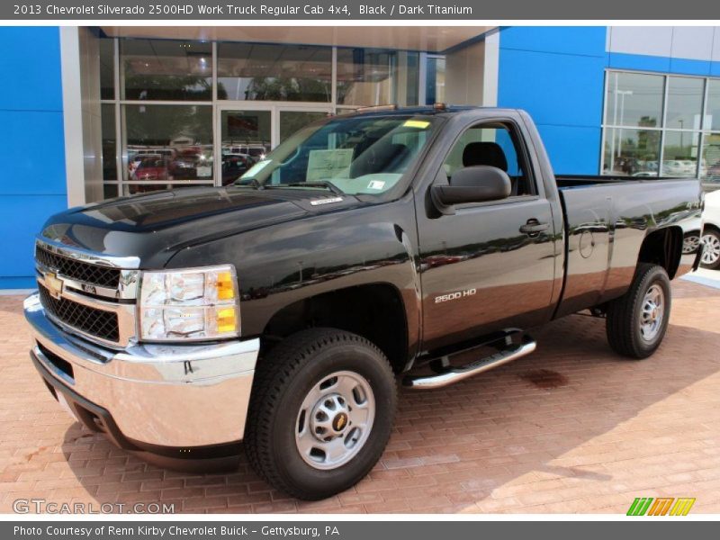 Black / Dark Titanium 2013 Chevrolet Silverado 2500HD Work Truck Regular Cab 4x4