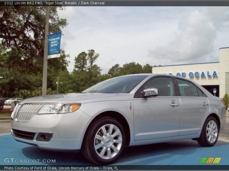 Ingot Silver Metallic / Dark Charcoal 2012 Lincoln MKZ FWD