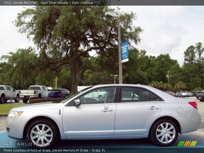 Ingot Silver Metallic / Dark Charcoal 2012 Lincoln MKZ FWD