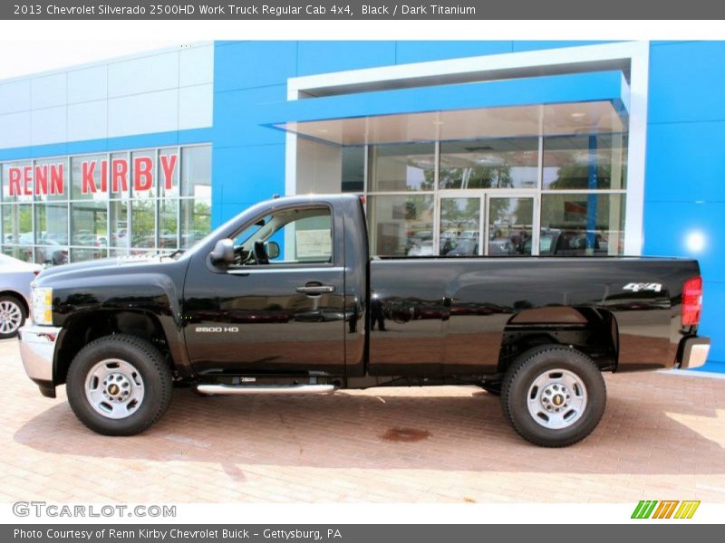 Black / Dark Titanium 2013 Chevrolet Silverado 2500HD Work Truck Regular Cab 4x4
