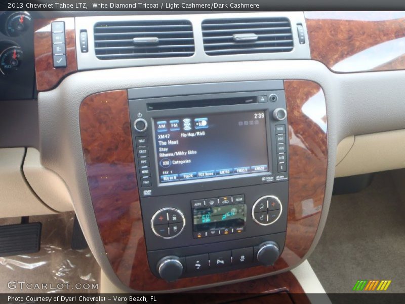 White Diamond Tricoat / Light Cashmere/Dark Cashmere 2013 Chevrolet Tahoe LTZ