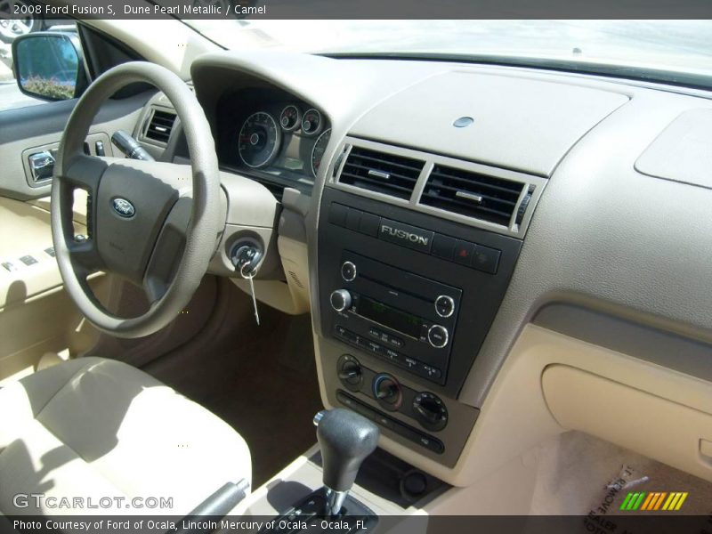 Dune Pearl Metallic / Camel 2008 Ford Fusion S