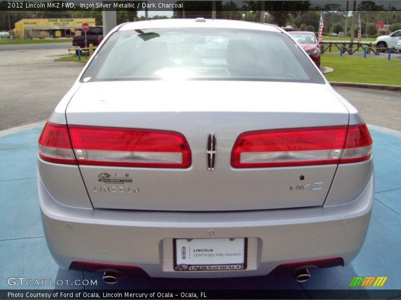 Ingot Silver Metallic / Dark Charcoal 2012 Lincoln MKZ FWD