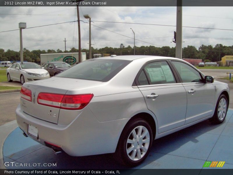 Ingot Silver Metallic / Dark Charcoal 2012 Lincoln MKZ FWD