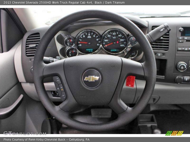 Black / Dark Titanium 2013 Chevrolet Silverado 2500HD Work Truck Regular Cab 4x4