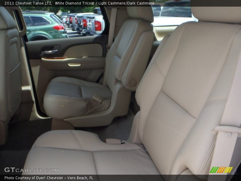 White Diamond Tricoat / Light Cashmere/Dark Cashmere 2013 Chevrolet Tahoe LTZ