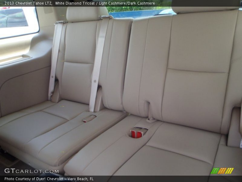 White Diamond Tricoat / Light Cashmere/Dark Cashmere 2013 Chevrolet Tahoe LTZ