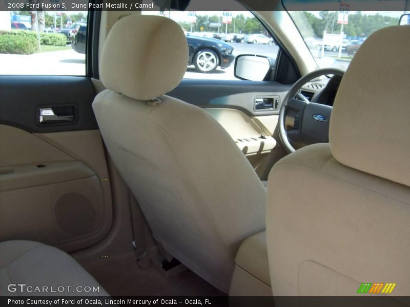 Dune Pearl Metallic / Camel 2008 Ford Fusion S
