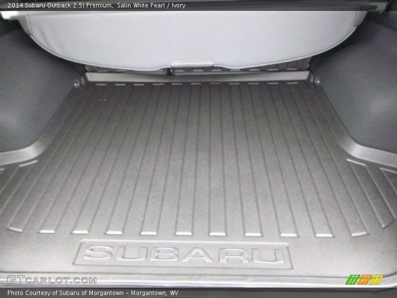 Satin White Pearl / Ivory 2014 Subaru Outback 2.5i Premium