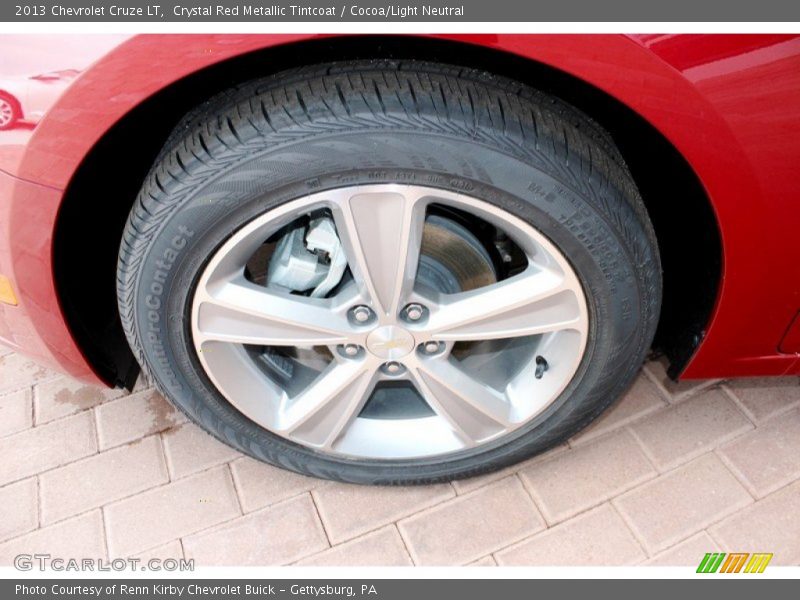 Crystal Red Metallic Tintcoat / Cocoa/Light Neutral 2013 Chevrolet Cruze LT
