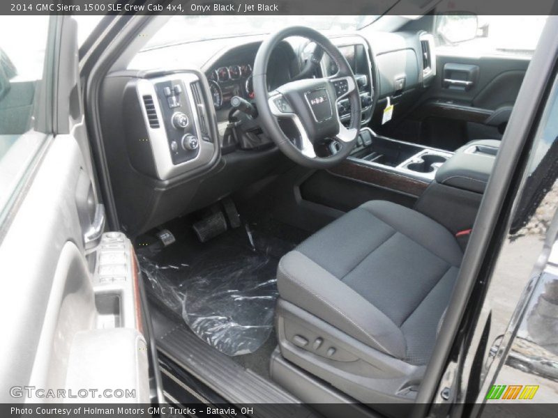 Jet Black Interior - 2014 Sierra 1500 SLE Crew Cab 4x4 