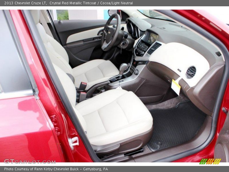 Crystal Red Metallic Tintcoat / Cocoa/Light Neutral 2013 Chevrolet Cruze LT