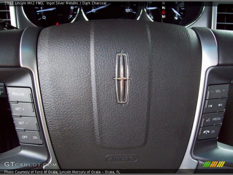 Ingot Silver Metallic / Dark Charcoal 2012 Lincoln MKZ FWD