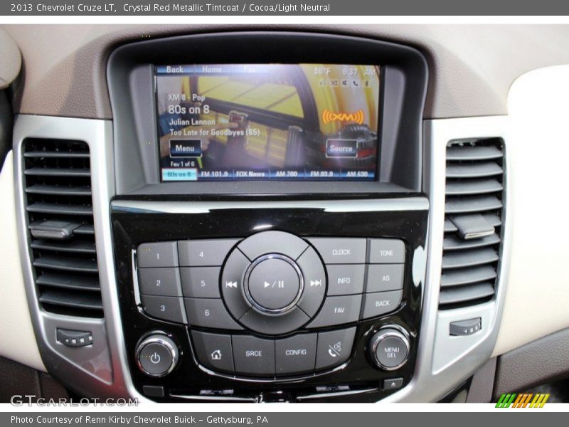 Crystal Red Metallic Tintcoat / Cocoa/Light Neutral 2013 Chevrolet Cruze LT