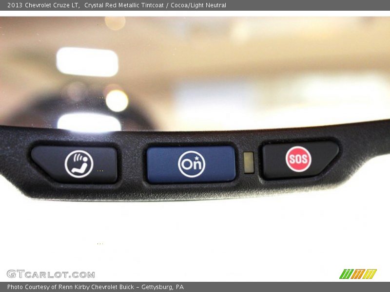 Crystal Red Metallic Tintcoat / Cocoa/Light Neutral 2013 Chevrolet Cruze LT
