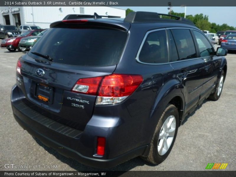 Carbide Gray Metallic / Black 2014 Subaru Outback 3.6R Limited