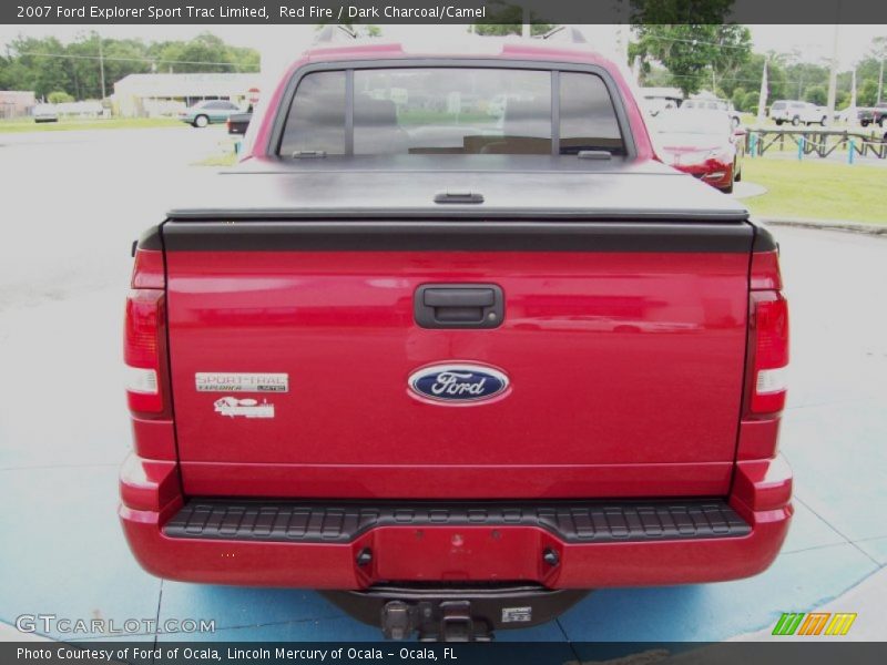 Red Fire / Dark Charcoal/Camel 2007 Ford Explorer Sport Trac Limited