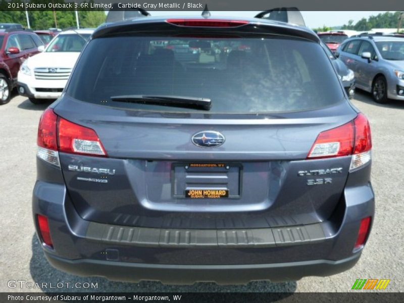 Carbide Gray Metallic / Black 2014 Subaru Outback 3.6R Limited